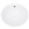 Nantucket Sinks 17 Inch Round White Vessel Sink With Overflow NSV218 - alternate 7